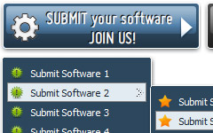 Menu Horizontal Submenu Vertical Button Select Css