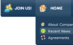 Fancy Css Rollover Buttons fancy css rollover buttons Menu En Cascada Para Php