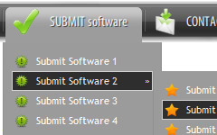 Style Button Javascript Expanding Css Menu Horizontal Style Button Javascript